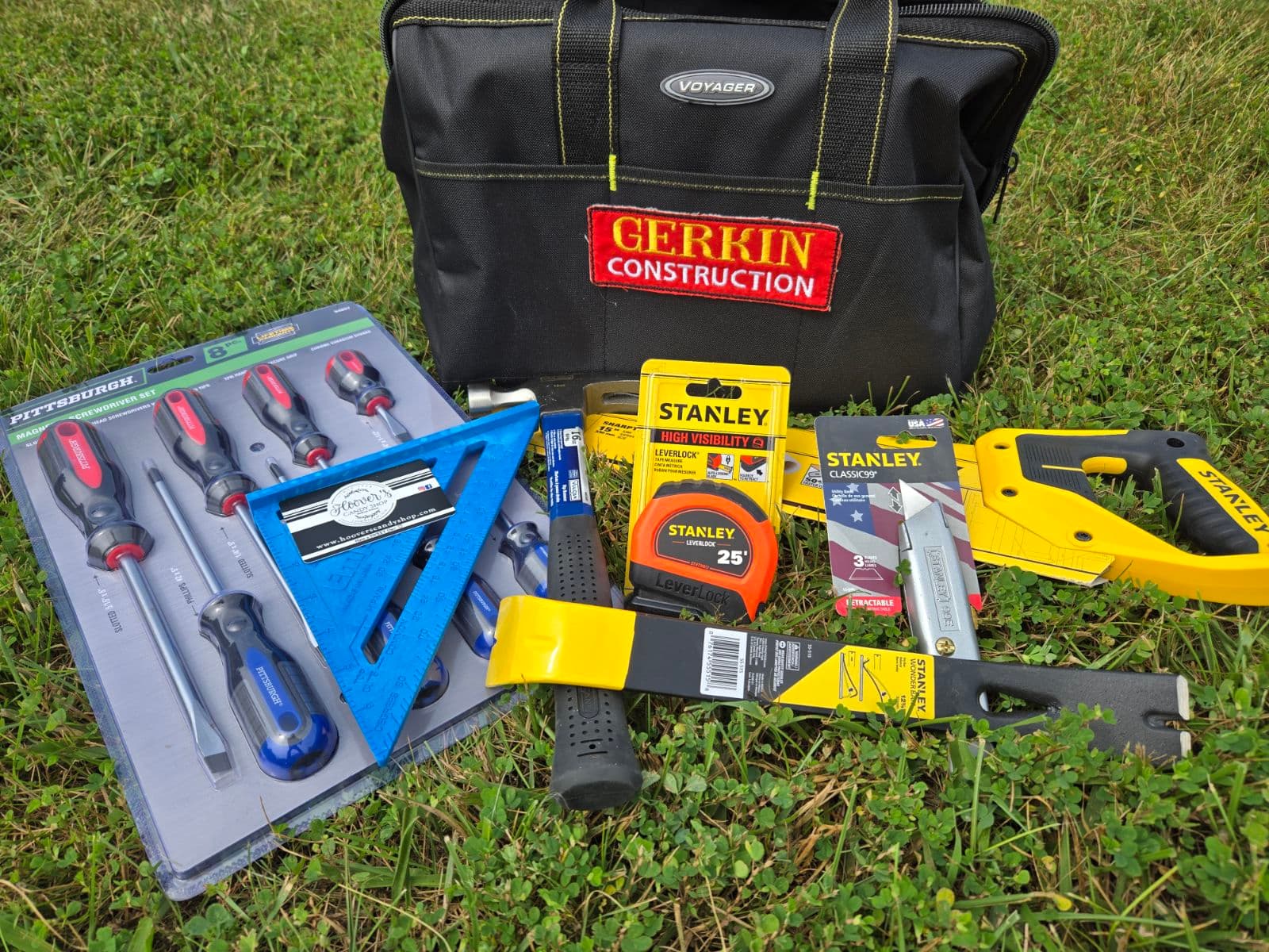 Gerkin Tool Bag + 7 New Tools — this month's Yard Sign Giveaway prize